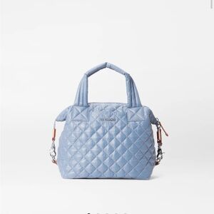 MZ WALLACE Small Sutton Deluxe Stone Blue NWT and original packaging